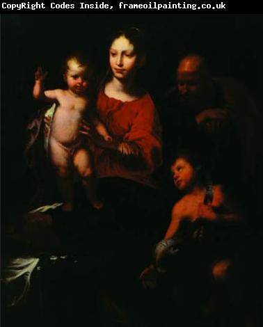 Bernardo Strozzi Holy Family with St. John the Baptist